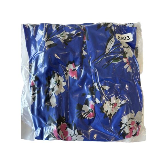 Yumi Kim Pretty Chic Silk Jumpsuit Wide Leg Navy Floral NWOT - Picture 10 of 10